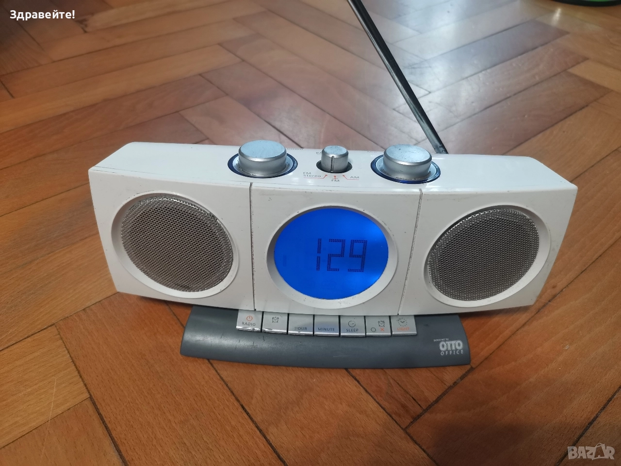 Часовник със стерео радио, снимка 1