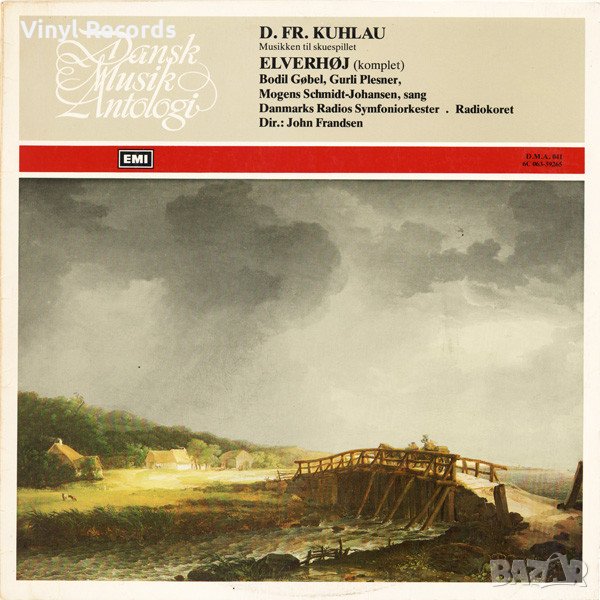 Грамофонна плоча D. Fr. Kuhlau‎– Musikken Til Skuespillet "Elverhøj", снимка 1