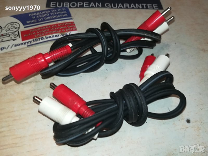 JAPAN-КАБЕЛИ ЗА АУДИО ЧИНЧОВЕ 95СМ ВНОС SWISS 2607231136, снимка 1