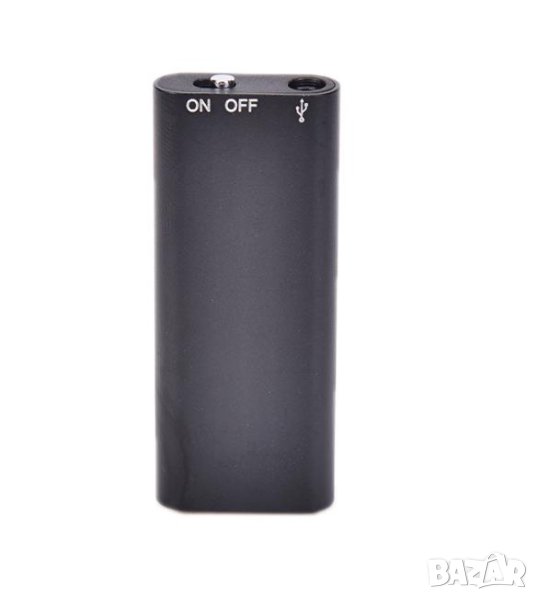 Ултра Лек Метал Шпионски Аудио Рекордер Скрита Слушалка Дигитален Диктофон MP3 Плеър 8GB Прослушване, снимка 1