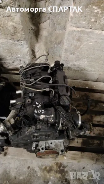 Само мотор Peugeot 307 1.6 HDI, снимка 1