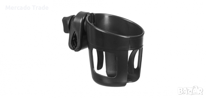 Поставка за чаши на количка, Черен , снимка 1