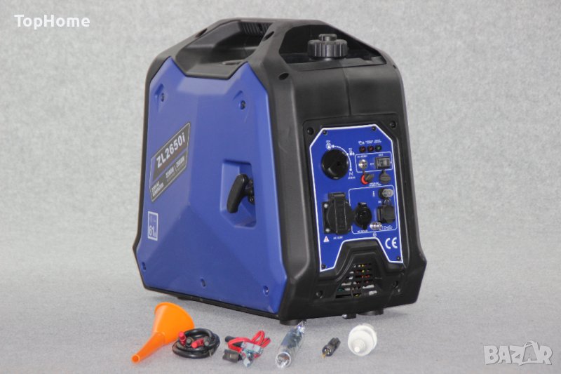  Инверторен генератор за ток ZIEL 2.5kW ZL2650L - Монофазен , снимка 1