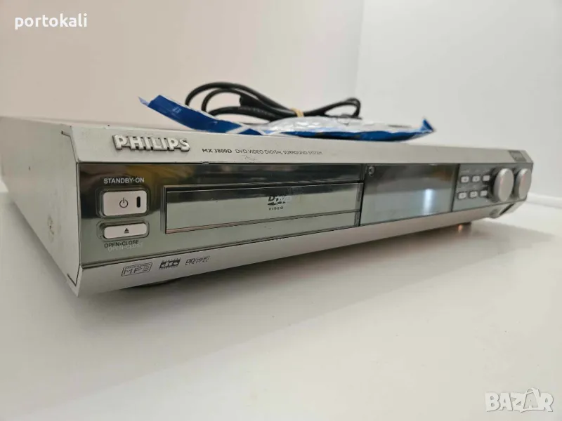 Усилвател аудио система ресийвър DVD FM 5.1 домашно кино Philips MX3800D, снимка 1