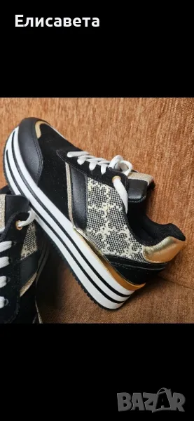 Дамски модерни кецове на платформа , снимка 1