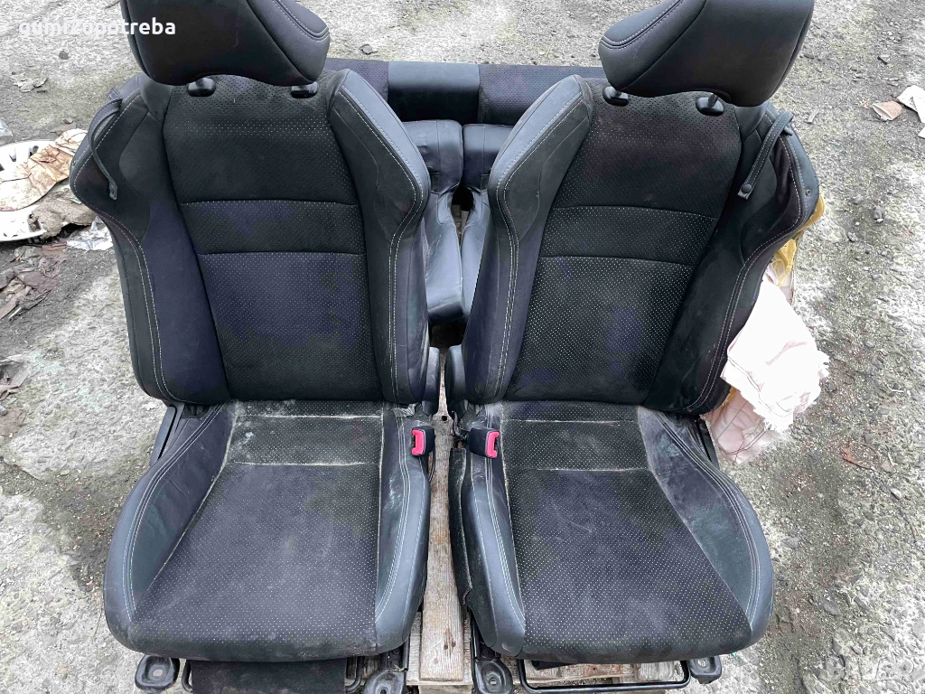 Черен Салон Седалки Рекаро Toyota GT86 2018 Subaru BRZ, снимка 1