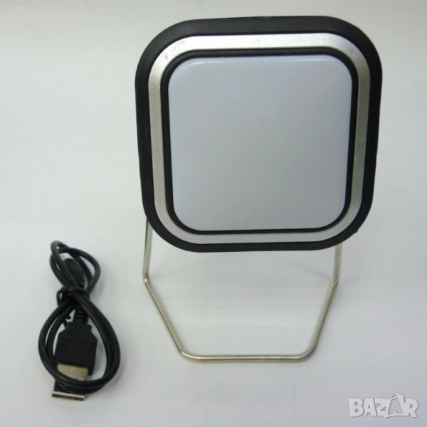 Соларна LED лампа с карабинер , снимка 1