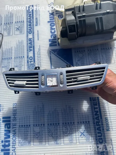 Часовник решетки духалки парно централна конзола Мерцедес W221 Mercedes A2218300954, снимка 1