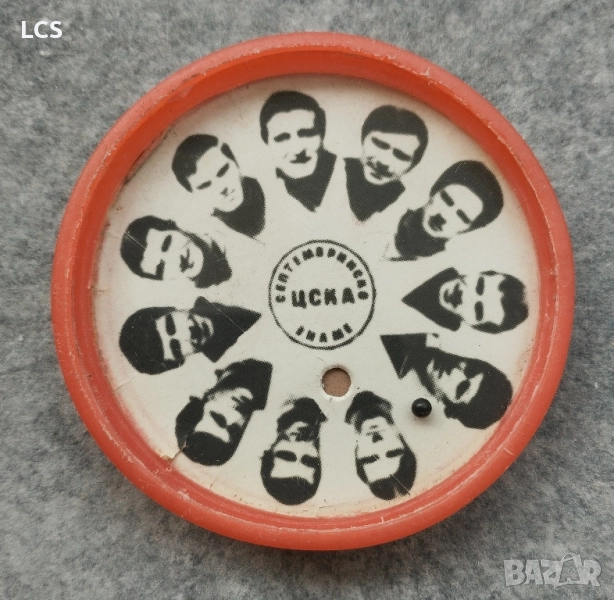 ЦСКА - Стара соц игра огледалце с топче , снимка 1