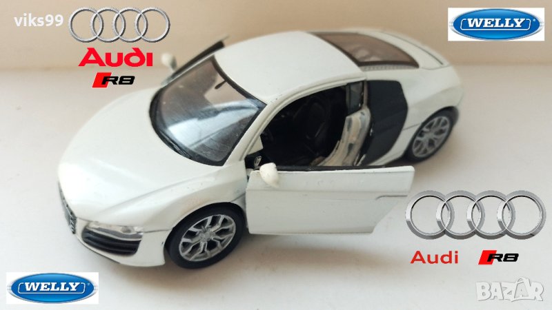 Audi R8 V10 code Welly 43633 1:34-39, снимка 1