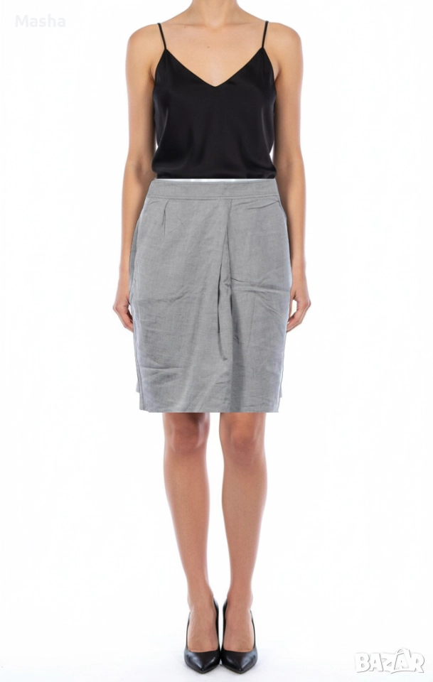 Filippa K сива пола вълна и вискоза L, снимка 1