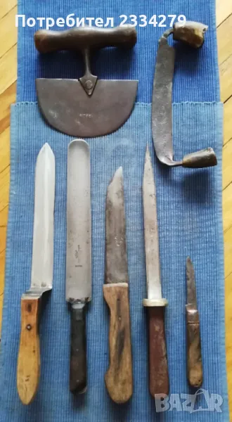 Стари ножове занаятчийски от различни държави и различни  времена. , снимка 1