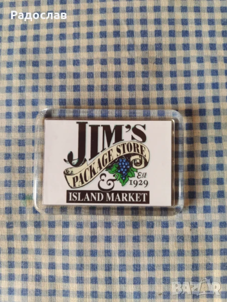 магнит за хладилник  JIM'S, снимка 1