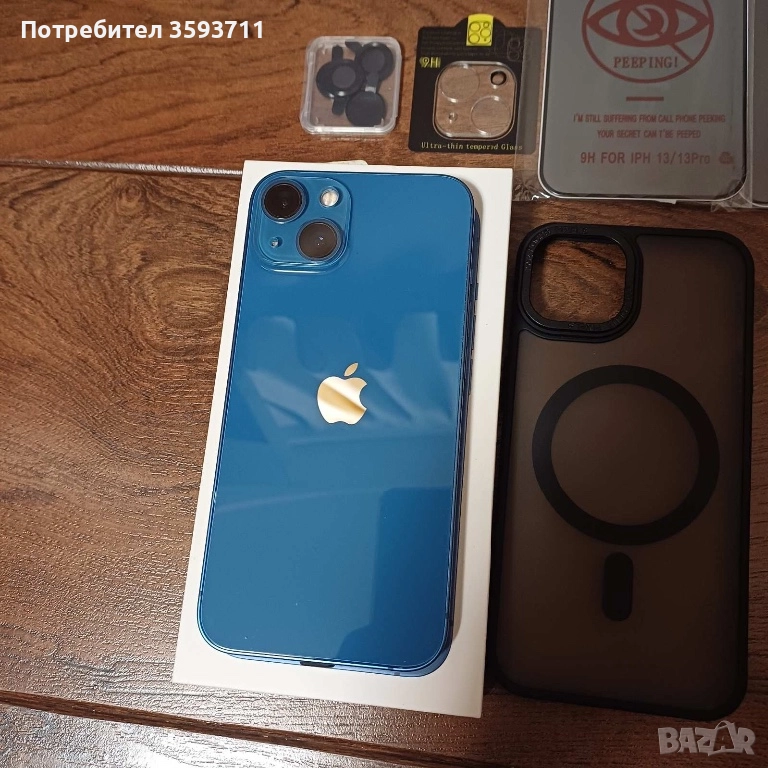 Продавам iphone 13 като нов 500лв, снимка 1