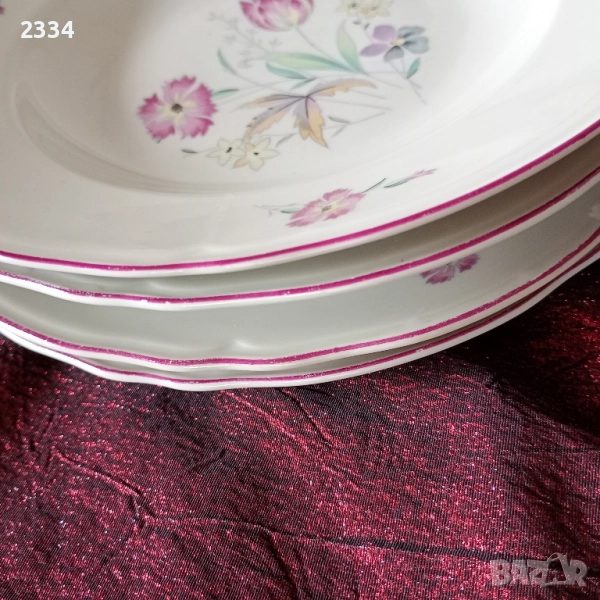 Български порцеланови чинии , снимка 1