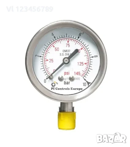 Манометър за бензин 20 Bar, снимка 1