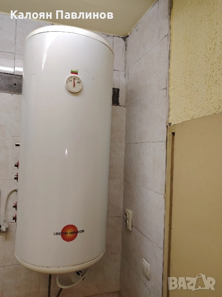 Продавам неръждаем бойлер 120 литра с 2 серпентини, снимка 1