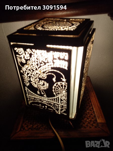 Колекционерска Рядка винтидж съветска ретро  нощна лампа Светлините на Москва настолна лампа, снимка 1