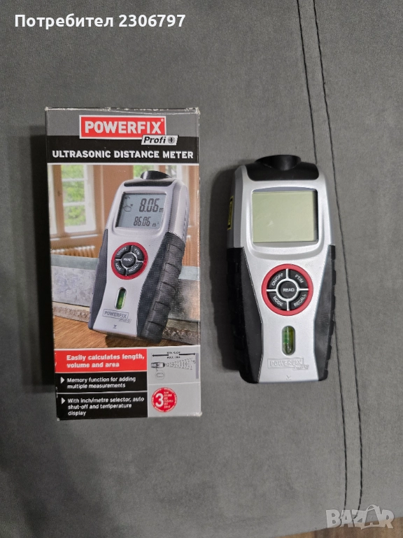 Ултразвуков далекомер Powerfix, снимка 1