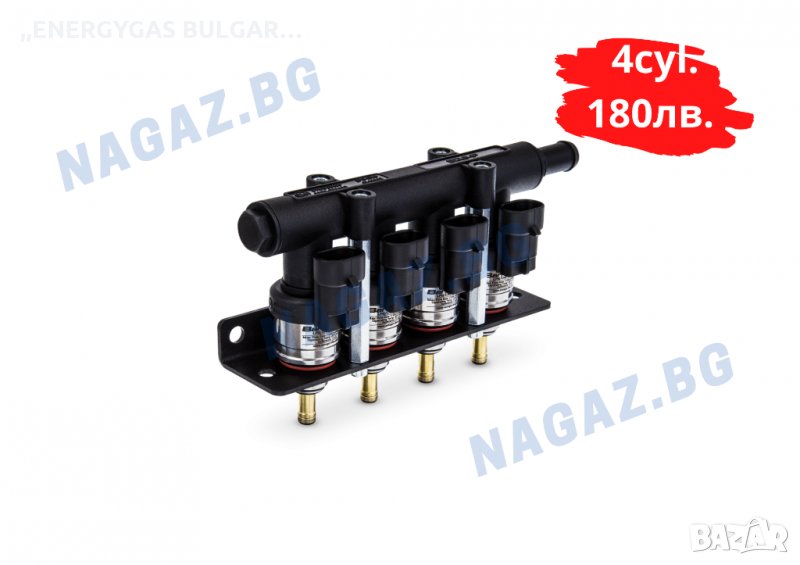 НОВИ! Бързи газови инжектори BARRACUDA 4 цил./gazov injektor/diuzi, снимка 1