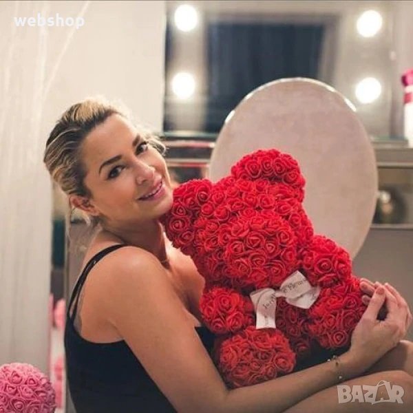  Мече от рози за подарък, снимка 1