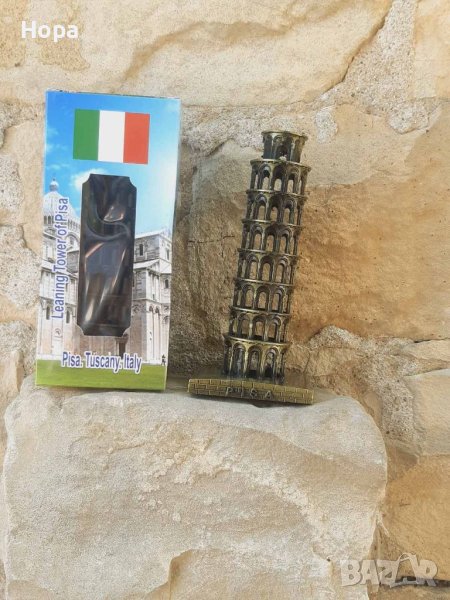 Наклонената кула в Пиза - сувенир от метал , снимка 1