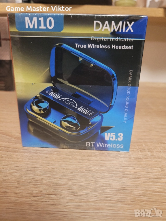 Безжични слушалки с LED дисплей , снимка 1