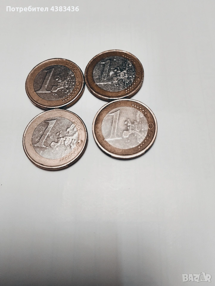 монети от 1 евро, снимка 1