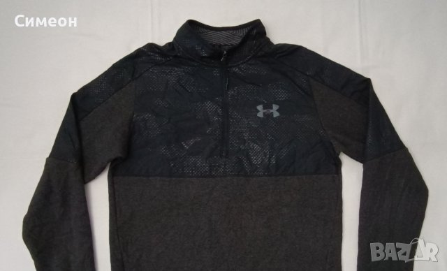 Under Armour UA CGI Sweatshirt оригинално горнище S полар спорт суичър, снимка 2 - Спортни дрехи, екипи - 44277108