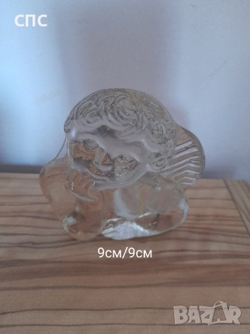 свещник пресовано стъкло , снимка 3 - Декорация за дома - 44327559