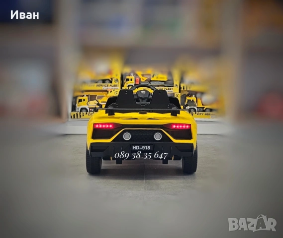 ТОП ЦЕНА!НОВО!Акумулаторна кола Chiara/LAMBORGHINI с 12V батерия,USB, снимка 7 - Електрически играчки - 52215783