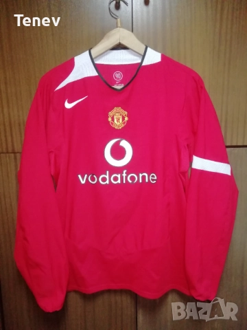 Manchester United Ronaldo 2004 2005 2006 Nike Long Sleeve Home Манчестър Юнайтед Роналдо екип , снимка 2 - Тениски - 52886774
