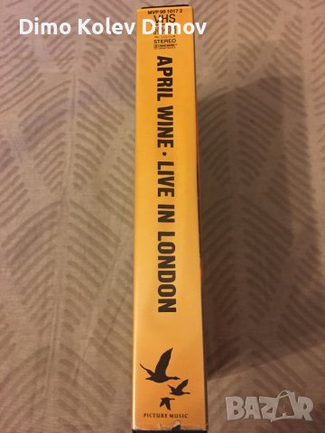 April Wine VHS Видео Касета RARE, снимка 3 - Други музикални жанрове - 39230946