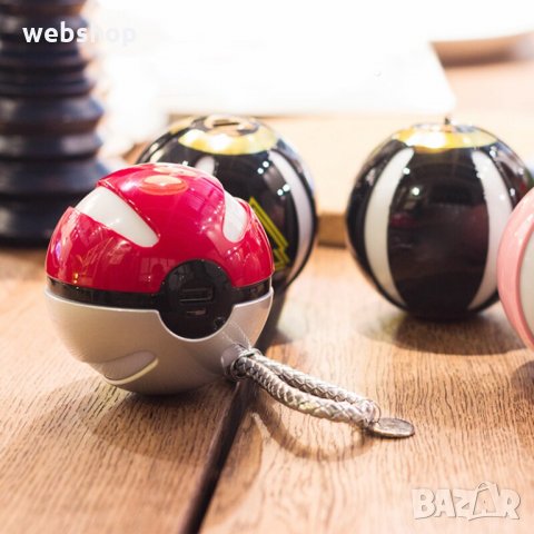 ПРЕНОСИМО ЗАРЯДНО РОWЕR ВАNK 12000MAH ВЪВ ФОРМАТА НА ПОКЕБОЛА pokeball, снимка 3 - Външни батерии - 35770344