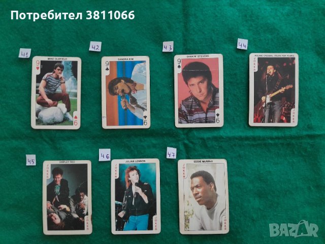 RockBubble Gum cards/ Колекционерски карти с рок звезди от 1986