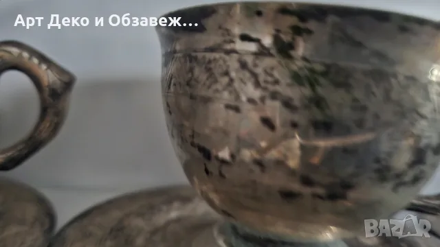 Старинен сервиз за кафе , снимка 6 - Сервизи - 56270741