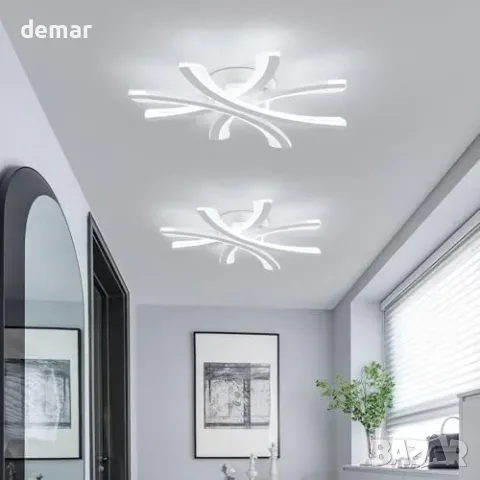 Модерна димируема LED плафониера 30W, 50cm, снимка 6 - Лампи за таван - 55775994