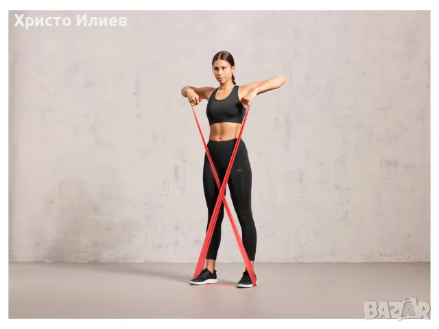 Фитнес ленти Комплект ластици за крака Сет ластици 4бр, снимка 3 - Фитнес уреди - 50439794