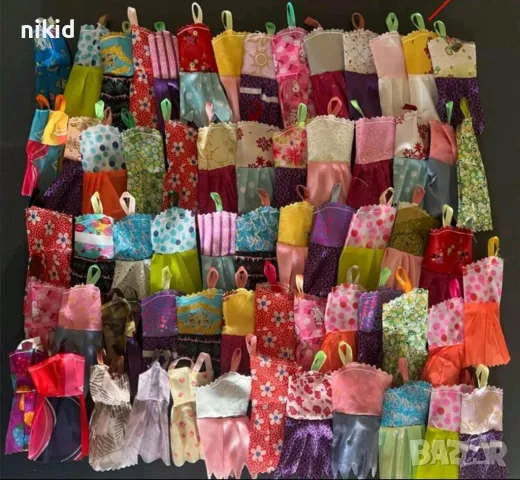 Сет 26 части рокли рокля и аксесоари за кукла Барби играчки, снимка 7 - Кукли - 23796360