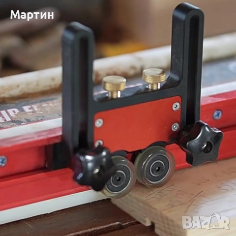 Комплект от 2 водача за пресоване в дърво, алуминий 10x12.4см, снимка 5 - Стяги - 52301611