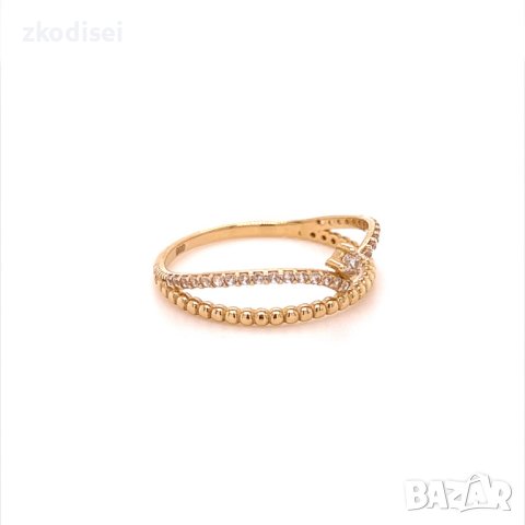Златен дамски пръстен 1,47гр. размер:57 14кр. проба:585 модел:20148-6, снимка 3 - Пръстени - 42616252