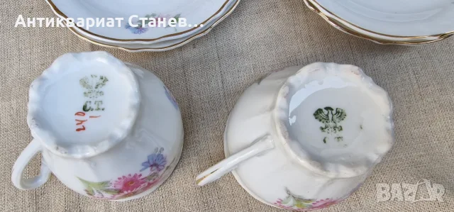 100 годишни двойни сетове Carl Tielsch , снимка 5 - Сервизи - 55838106