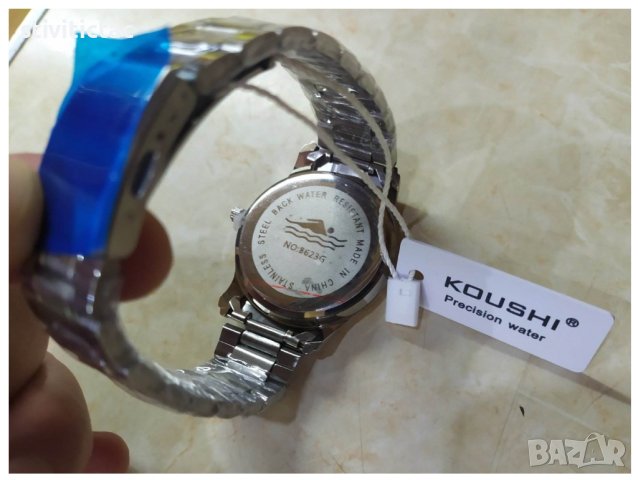 Часовник KOUSHI Precision water - Ново / безплатна доставка / унисекс/, снимка 5 - Мъжки - 41041199