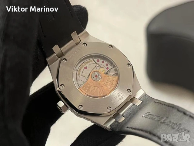 Audemars Piguet Royal Oak Automatic – Висок клас реплика, Rainbow безел, снимка 2 - Луксозни - 53489370