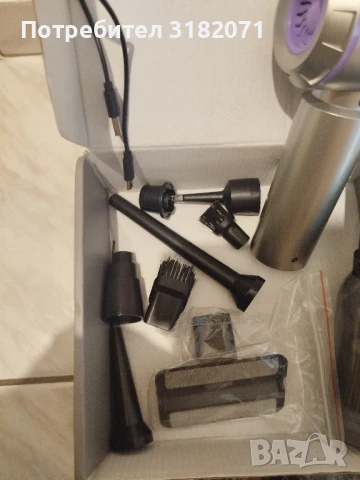 16kPa (много ВАЖНО) ЧИСТО НОВА безжична прахосмукачка с 2 функции - засмукване и издухване , снимка 4 - Друга електроника - 51236155