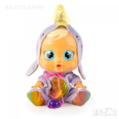 Плачеща кукла CRYBABIES Fantasy Special Edition Narvie със светещ рог 93768, снимка 3 - Кукли - 38695411