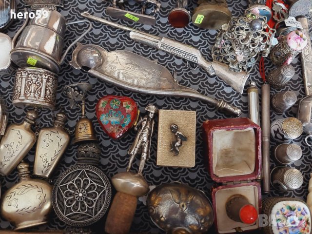 Лот от сребърни кутийки и др. артикули/сребро 800-925/, снимка 11 - Антикварни и старинни предмети - 41488092