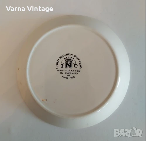 Рядка колекционерска порцеланова малка чиния HMS Belfast. Англия., снимка 2 - Колекции - 50703532