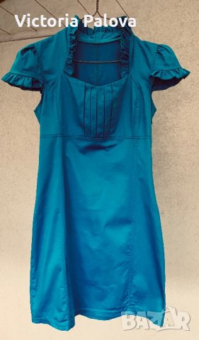 Красива рокля Италия памук с еластан