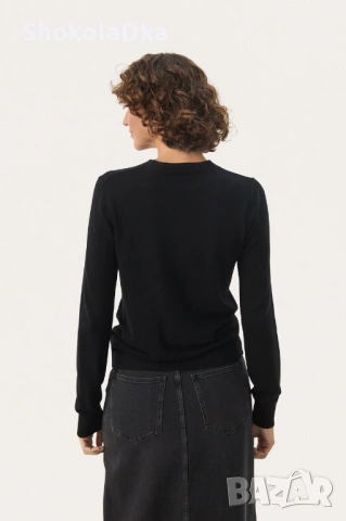 Тънък пуловер от кашмир и вълна XS, снимка 2 - Блузи с дълъг ръкав и пуловери - 53736270